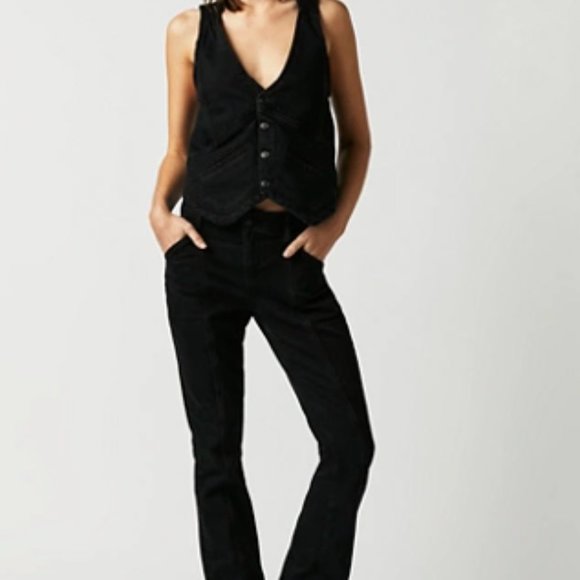 Free People Pants - FREE PEOPLE | BECKETT DENIM SUIT | 29 NWT
